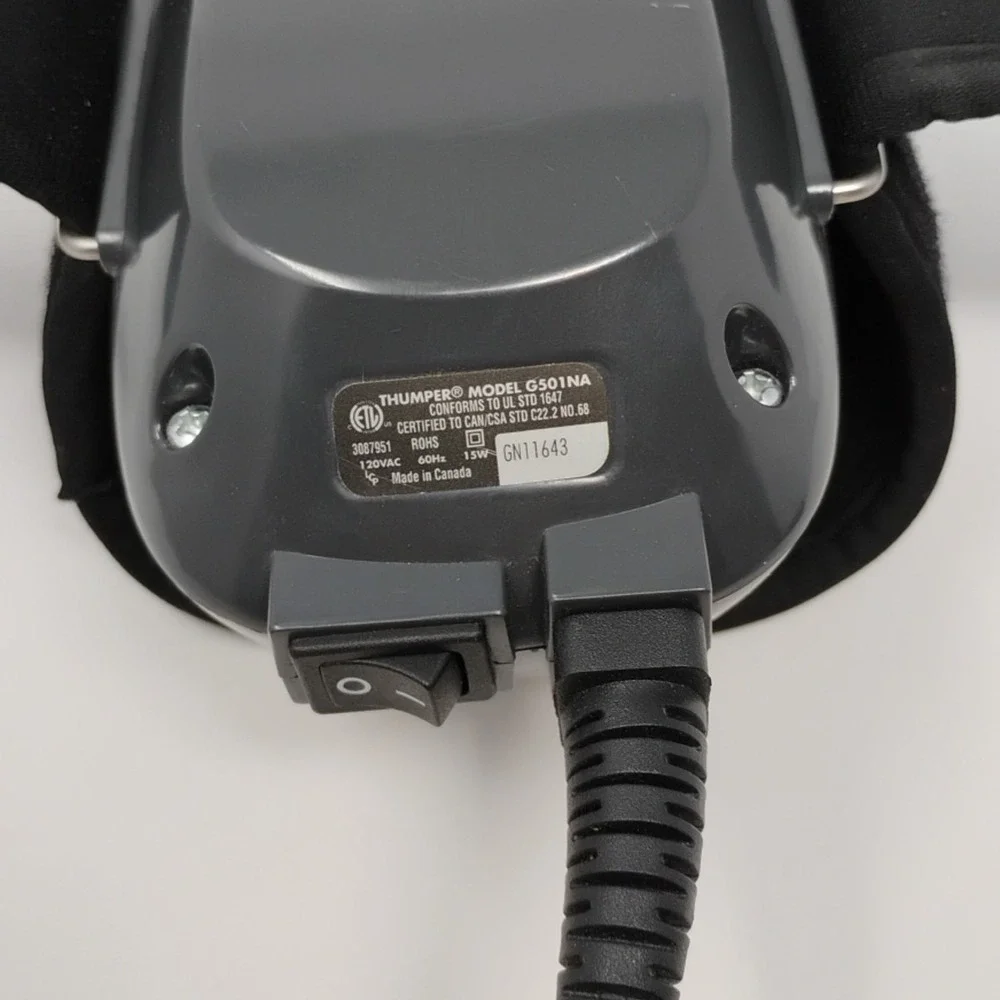 Thumper massager model